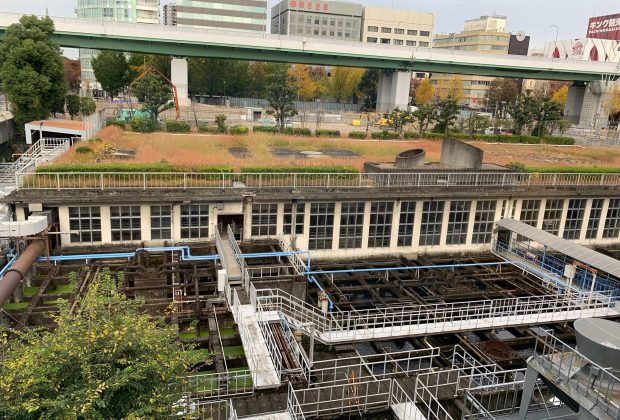 近代遺産『旧堀留下水処理場』見学！名古屋台地の高低差を歩く その1